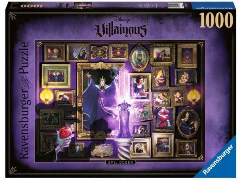 Puzzle 1000 elementów Villainous, Zła królowa Ravensburger Polska