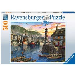 Puzzle 500 elementów Poranek w porcie Ravensburger Polska