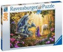 Puzzle 500 elementów Smoki Ravensburger Polska