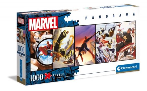 Puzzle 1000 elementów Panorama Marvel Clementoni