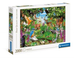 Puzzle 2000 elementów Fantastyczny Las Clementoni
