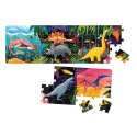 Puzzle panoramiczne - Dinozaury CzuCzu