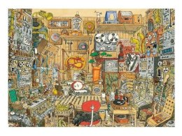 Puzzle 1000 elementów Szalone studio muzyczne, Adolfsson Mattias (Puzzle+plakat) Heye