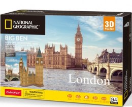 Puzzle 3D National Geographic Big Ben Cubic Fun
