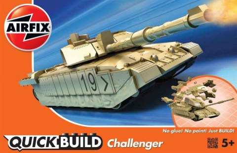 Model Quickbuild Challenger Tank Desert Airfix