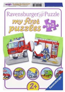 Puzzle 9x2 elementy Pojazdy Ravensburger Polska
