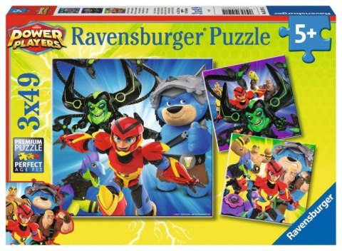 Puzzle 3x49 elementów Power Players Ravensburger Polska