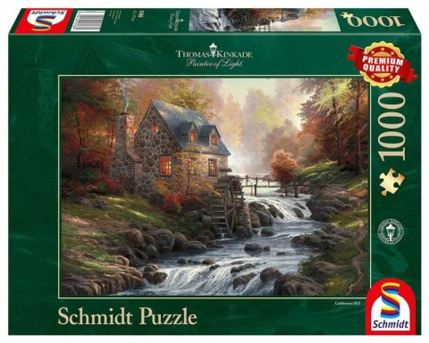 Puzzle Premium Quality 1000 elementów Thomas Kinkade W starym młynie Schmidt