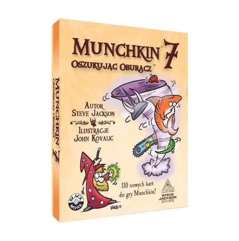 Gra Munchkin 7 Oszukując oburącz Dodatek Black Monk