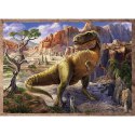 Puzzle 4w1 Ciekawe dinozaury Trefl