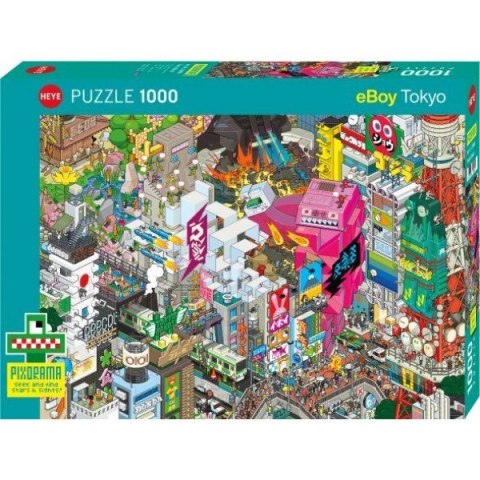 Puzzle 1000 elementów Pixorama - Tokio Heye