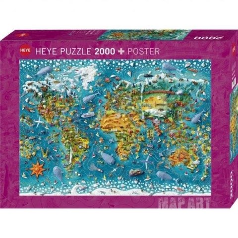 Puzzle 2000 elementów Nasz świat Heye