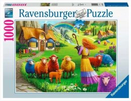 Puzzle 2D 1000 elementów Kolorowa wełna Ravensburger Polska