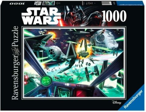 Puzzle 2D 1000 elementów Star Wars X-Wing Cockpit Ravensburger Polska