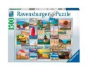 Puzzle 2D 1500 elementów Kolaż wybrzeża Ravensburger Polska