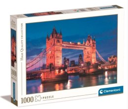 Puzzle 1000 elementów High Quality, Tower Bridge w nocy Clementoni