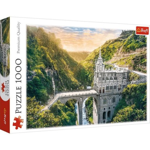 Puzzle 1000 elementów Sanktuarium Las Lajas Kolumbia Trefl