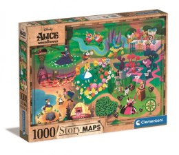 Puzzle 1000 elementów Story Maps Alicja w Krainie Czarów Clementoni