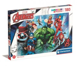 Puzzle 180 elementów Super Kolor The Avengers Clementoni