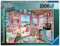 Puzzle 2D 1000 elementów Chatka na plaży Ravensburger Polska