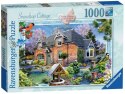 Puzzle 2D 1000 elementów Domek Przebiśniegów Ravensburger Polska