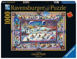 Puzzle 2D 1000 elementów Kanadyjska zima Ravensburger Polska