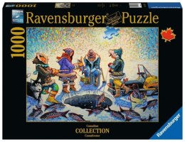 Puzzle 2D 1000 elementów Łowienie pod lodem Ravensburger Polska