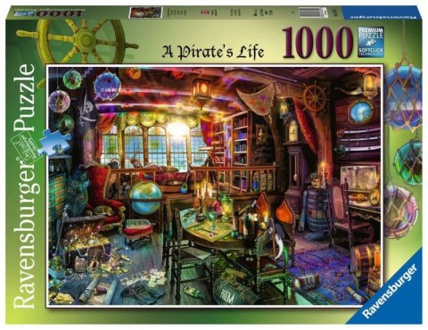 Puzzle 2D 1000 elementów Pirackie życie Ravensburger Polska