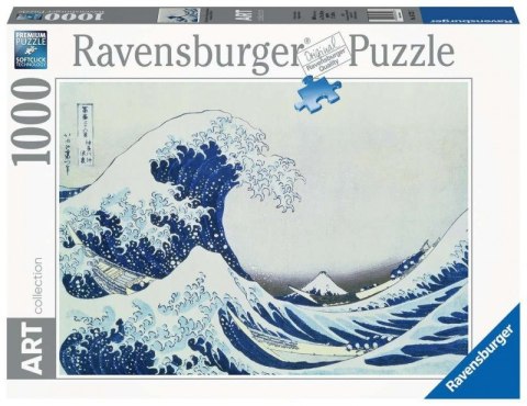 Puzzle 2D 1000 elementów Wielka fala w Kaganawie Ravensburger Polska