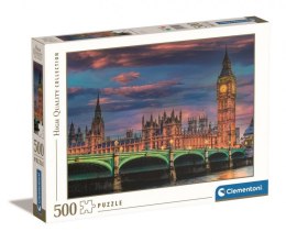 Puzzle 500 elementów High Quality, Parlament londyński Clementoni