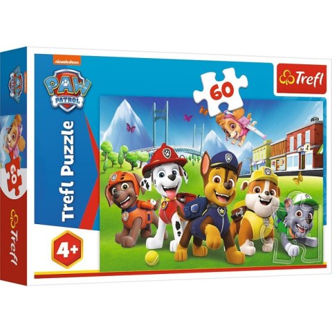 Puzzle 60 elementów Na polanie Psi Patrol Trefl