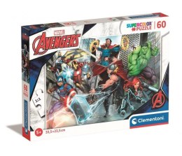 Puzzle 60 elementów Super Kolor The Avengers Clementoni