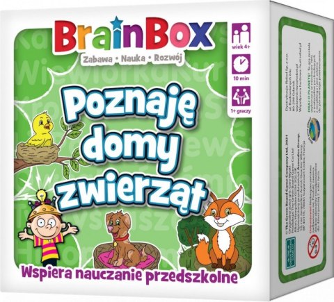 Gra BrainBox - Poznaję domy zwierząt Rebel