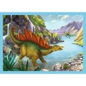 Puzzle 4w1 Wyjątkowe dinozaury Trefl