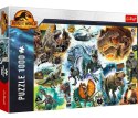 Puzzle 1000 elementów Na tropie dinozaurów Jurassic Park Trefl