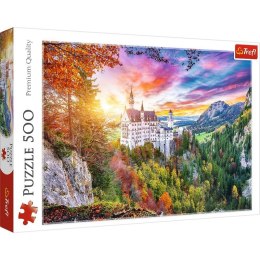Puzzle 500 elementów Widok na zamek Neuschwanstein Niemcy Trefl