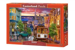 Puzzle 500 elementów San Francisco Trolley Castor
