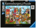 Puzzle 1500 elementów Dom z fantazją Ravensburger Polska