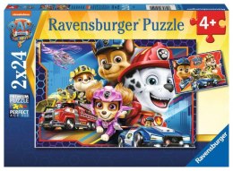 Puzzle 2x24 elementy Psi Patrol Film Ravensburger Polska