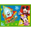 Puzzle 4w1 Mickey Wśród Przyjaciół Trefl