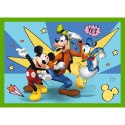 Puzzle 4w1 Mickey Wśród Przyjaciół Trefl