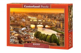 Puzzle 1000 elementów Mosty Florencji Castor