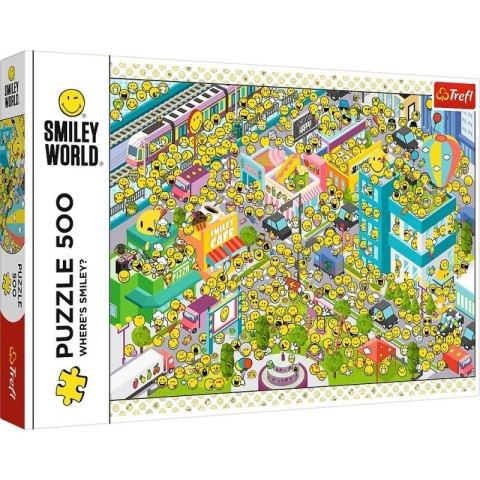 Puzzle 500 elementów Gdzie jest Smiley? Trefl