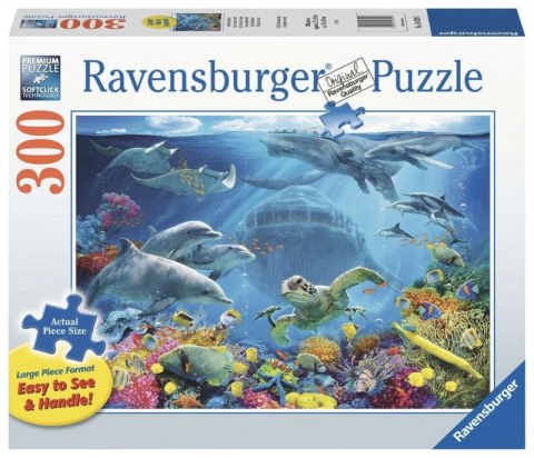 Puzzle Duży format 300 elementów Podwodne życie Ravensburger Polska