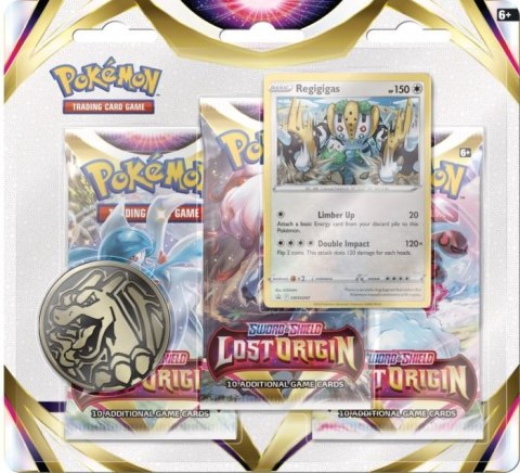 Karty Lost Origin 3-Pack Blister Regigigas Pokemon TCG