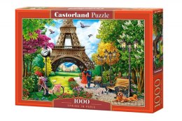 Puzzle 1000 elementów Wiosna w Paryżu Castor