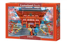 Puzzle 1500 elementów Japonia wiosna Praise for Spring Castor