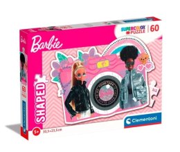 Puzzle 60 elementów Shaped Barbie Clementoni
