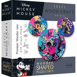 Puzzle drewniane Myszka Mickey 500 elementów Trefl