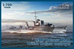 Model plastikowy statek HMS Hotspur 1941 British H-class destroyer Ibg